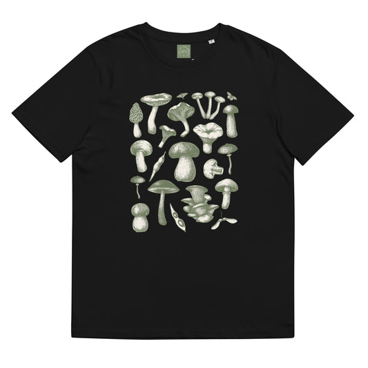 Men's Mushroom Print organic cotton t-shirt